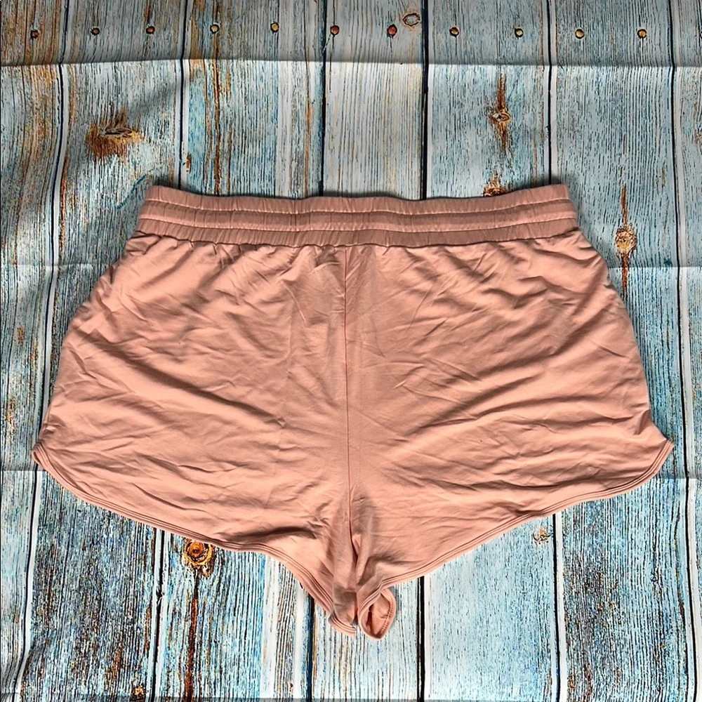 Fabletics Pink Athletic Shorts with Elastic Waistband - Picture 5 of 6